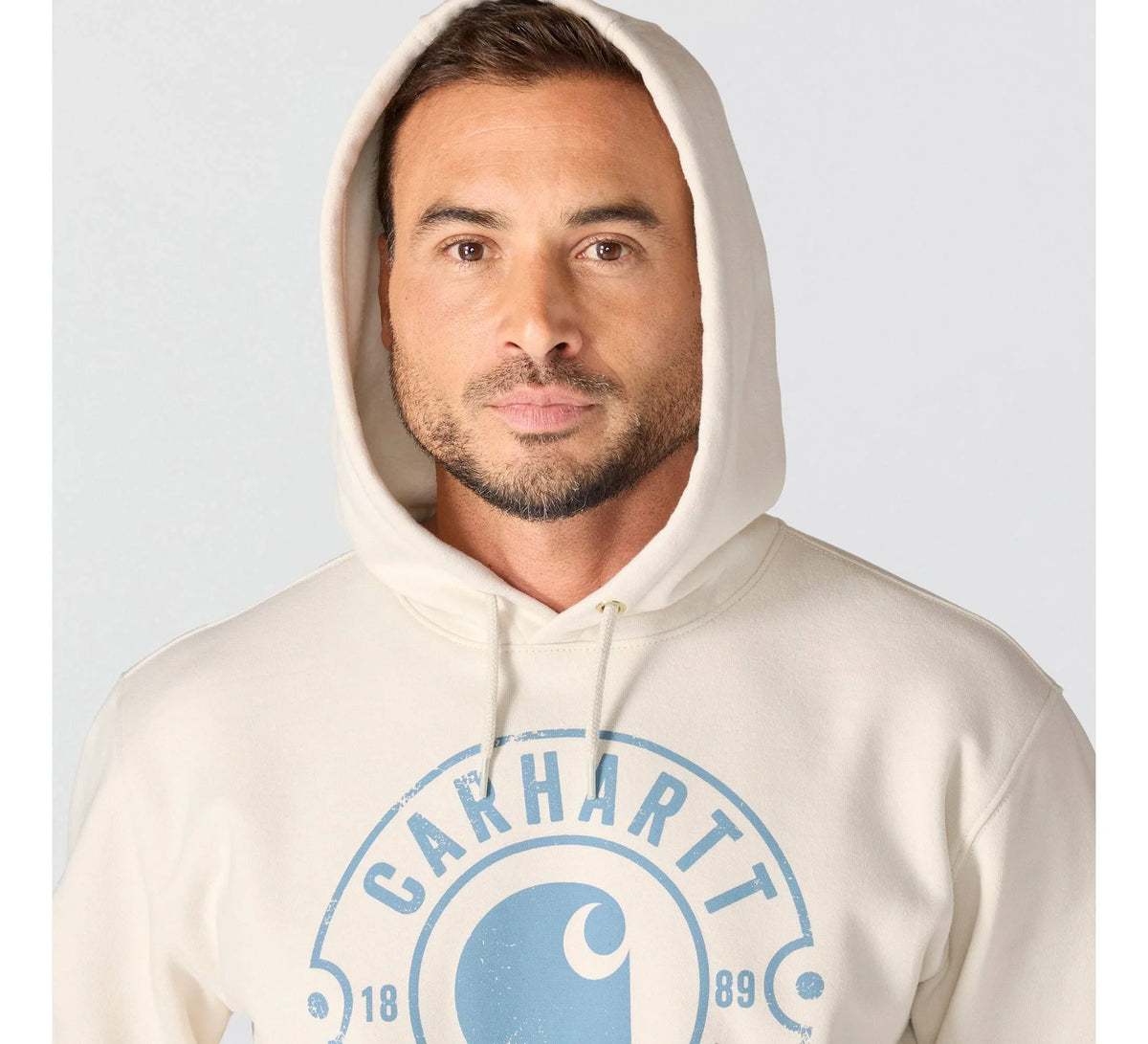 Men's City Graphic Fleece Pullover Hoodie - Tan