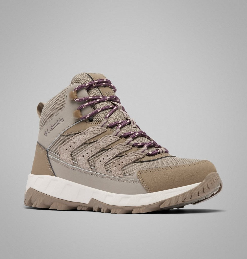 Women's Mid Waterproof Hiking Shoe - Burgundy