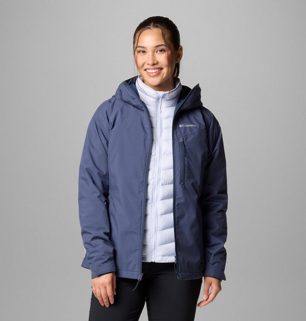 Women's 3-In-1 Waterproof Jacket - Brown