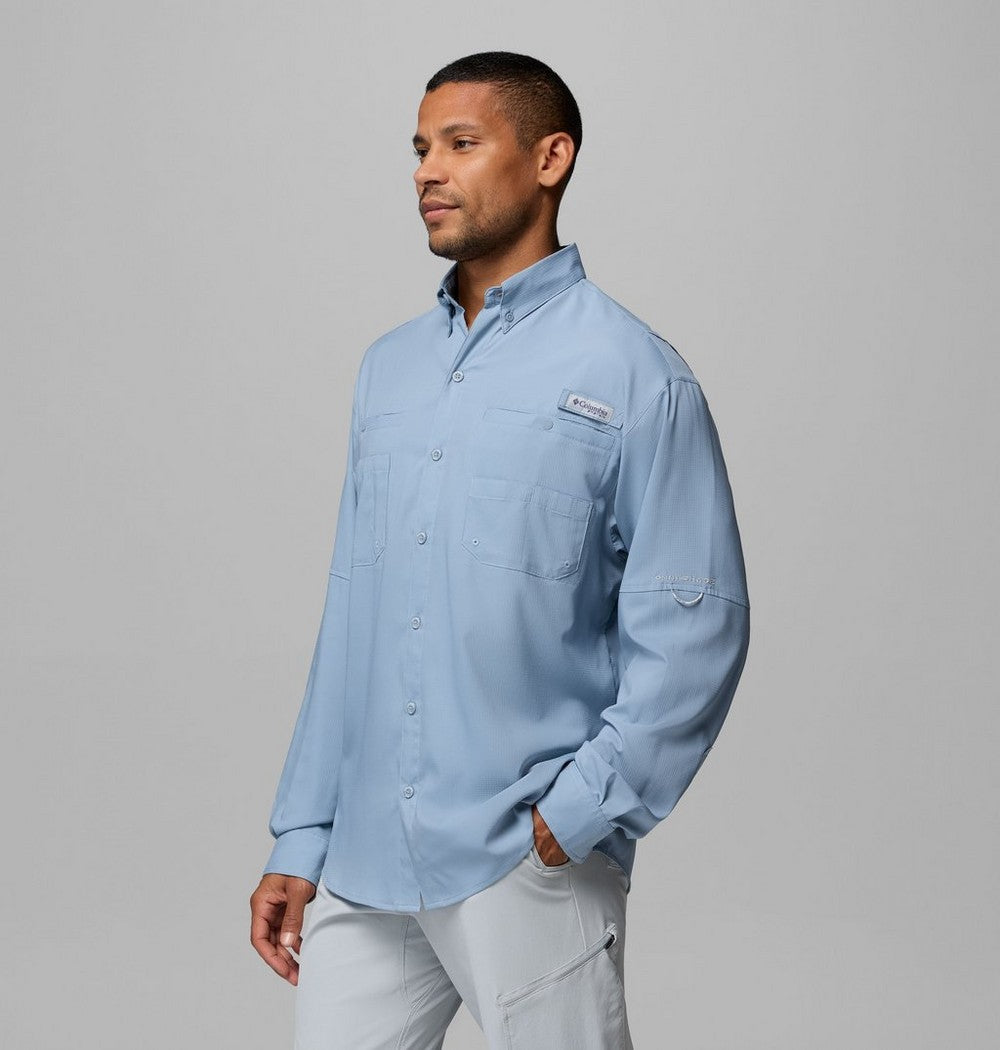 Men's Long-Sleeve Fishing Shirt - Teal