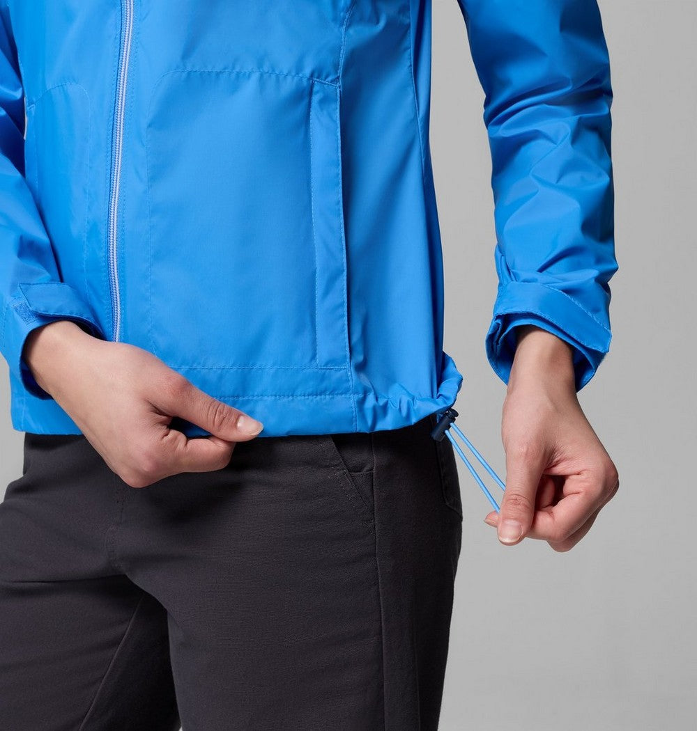Women's Packable Water-Repellent Jacket - Blue