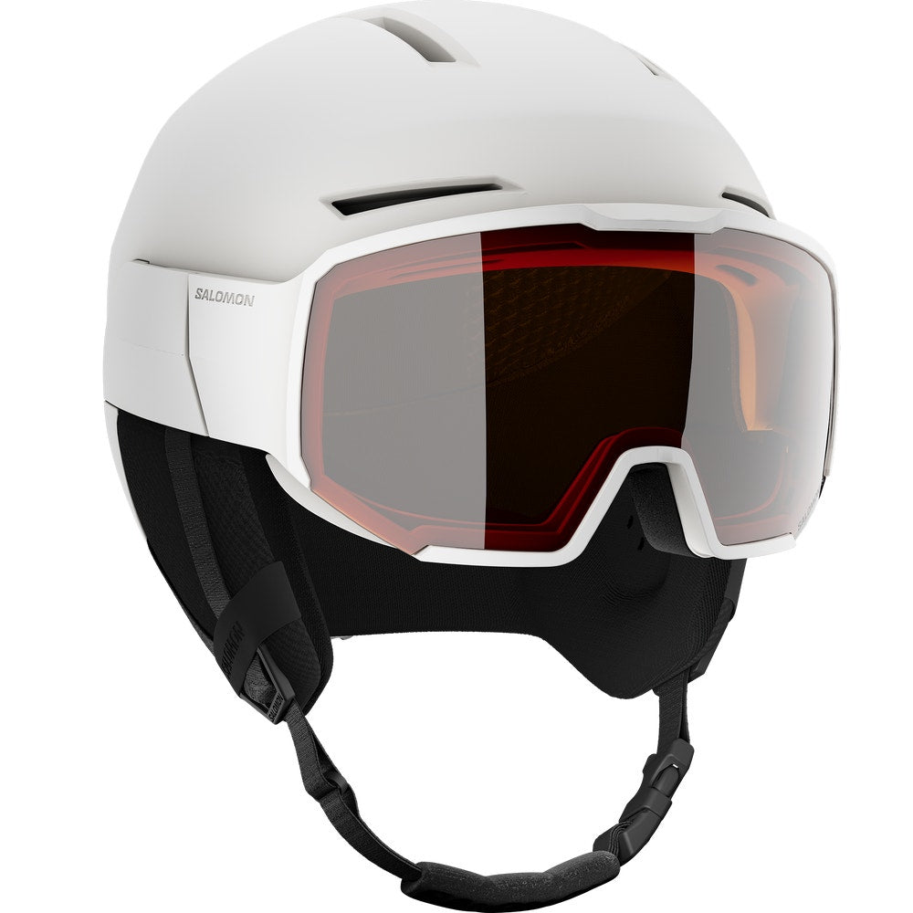 Adjustable Ski Helmet With Visor - Black