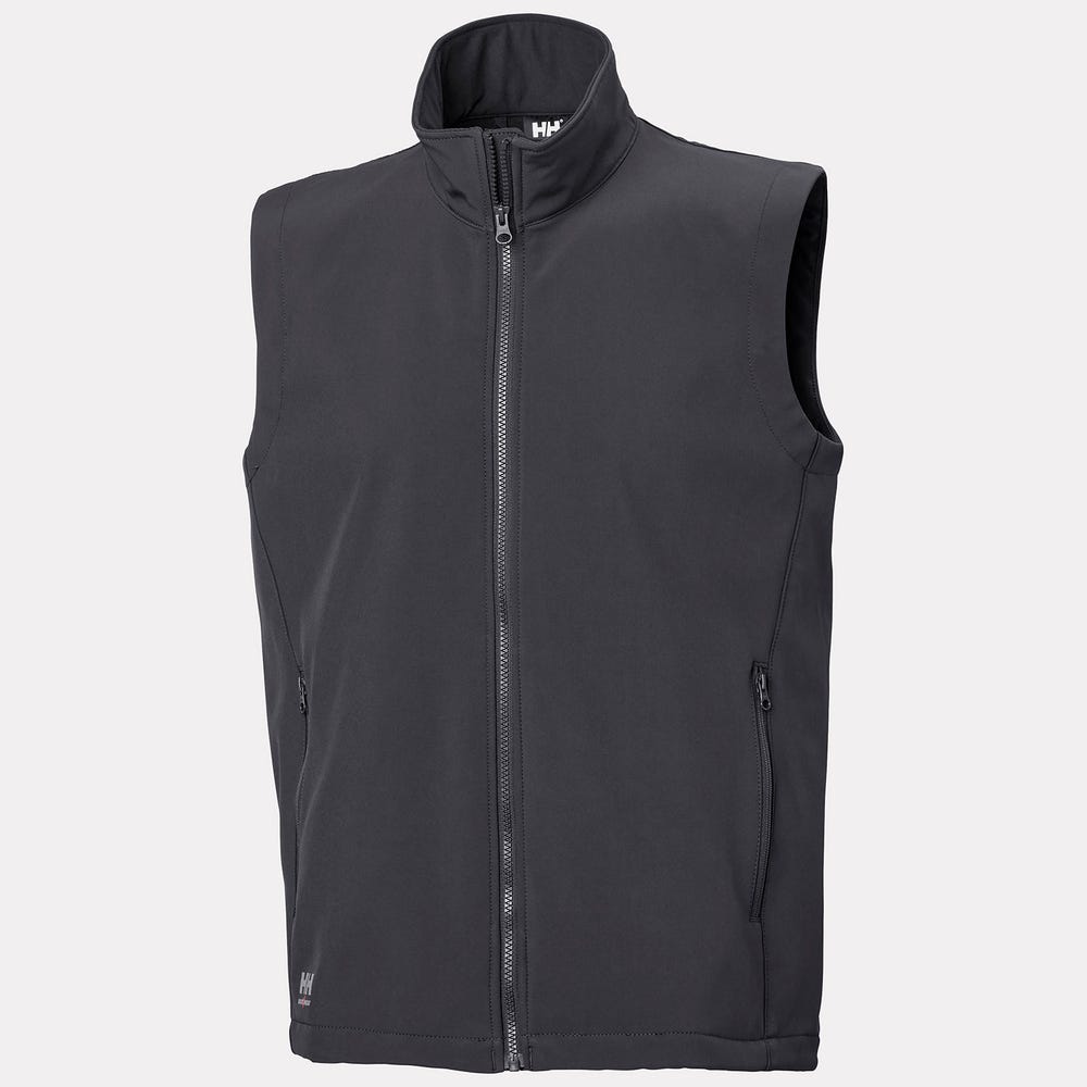 Men's Water-Resistant Softshell Work Vest