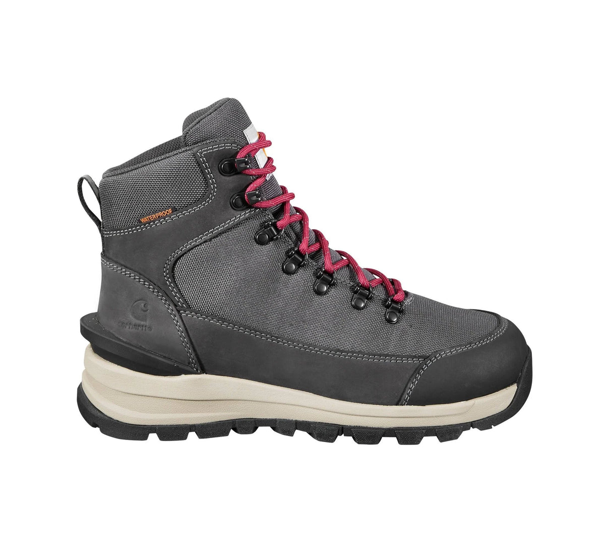 Women's Waterproof Nubuck Hiking Boot - Charcoal