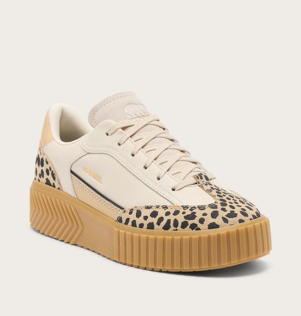 Women's T-Toe Leather Sneaker - Green