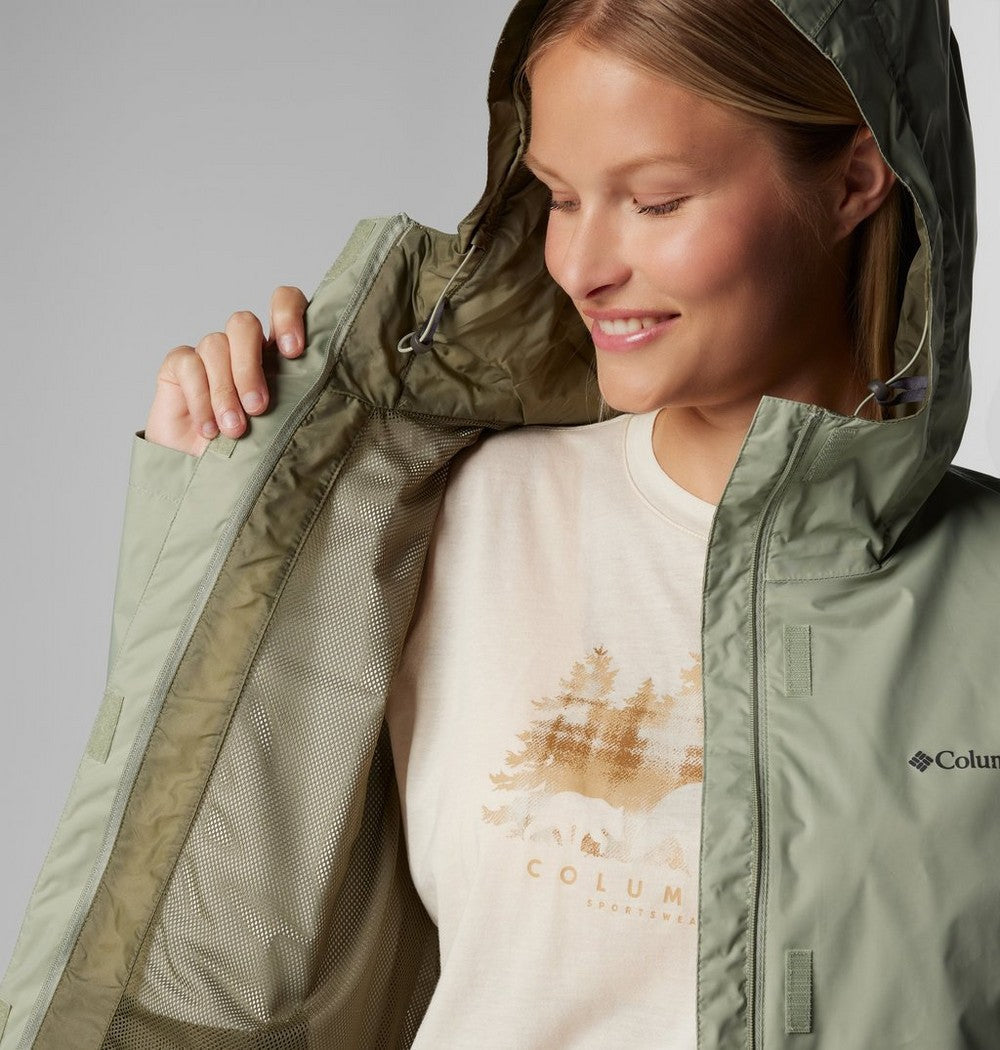 Women's Packable Rain Jacket - Fig