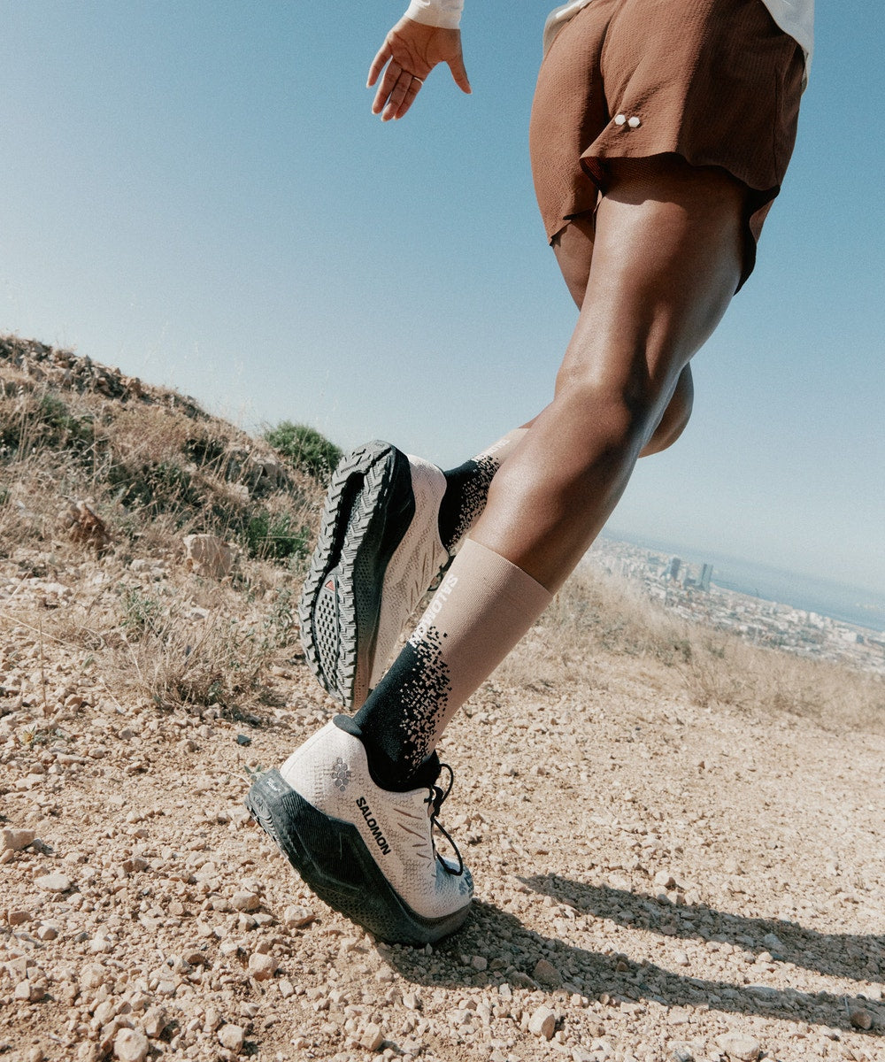Men's Waterproof Gravel Running Shoes - Black