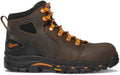 Women's Waterproof Leather Work Boot - Brown/Orange