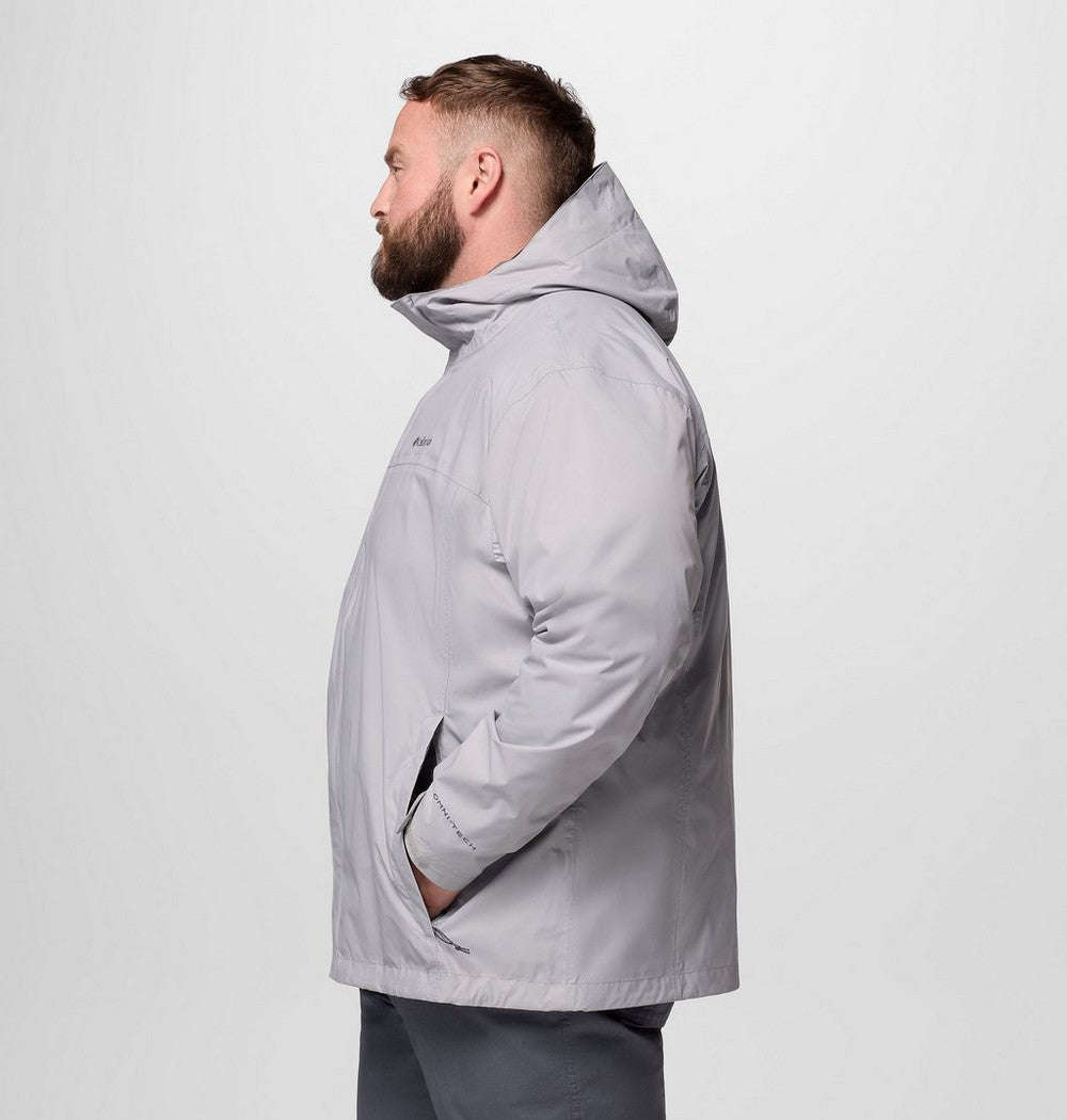 Men's Big Seam-Sealed Rain Jacket - Blue