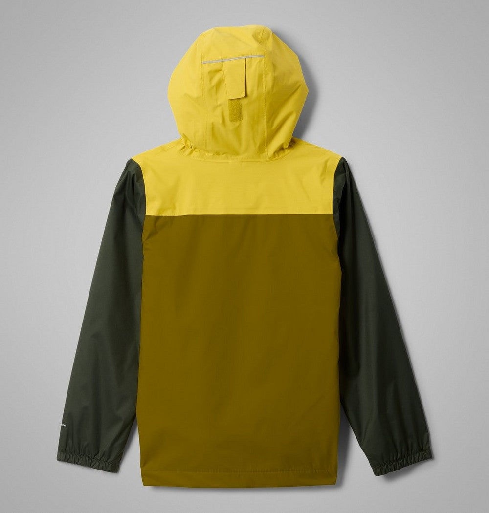 Boys' Fleece-Lined Rain Jacket - Red