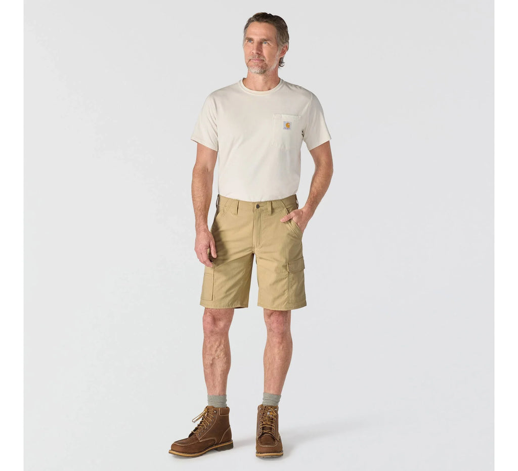 Men's Stretch Ripstop Cargo Shorts - Tan
