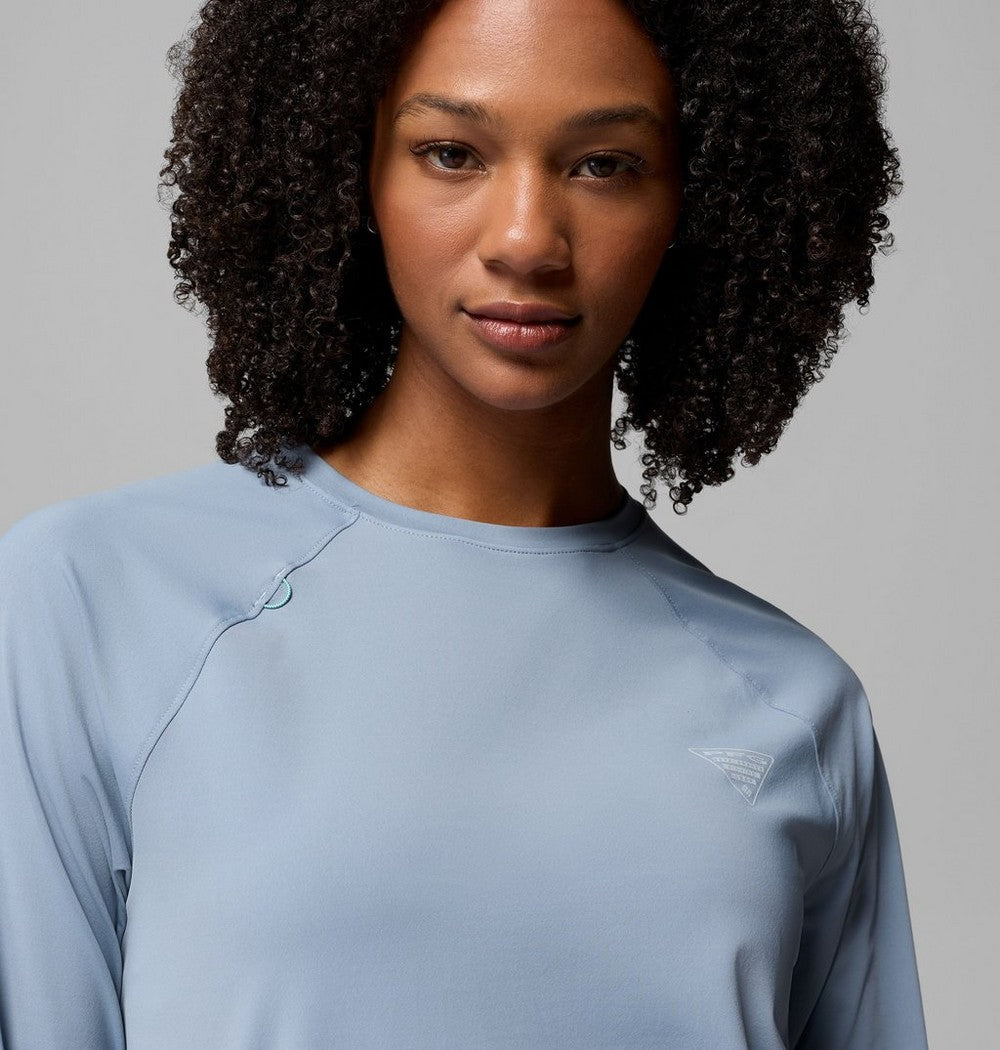 Women's UPF 50 Long Sleeve Sun Shirt - White