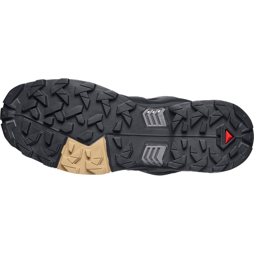 Men's Wide Waterproof Hiking Shoes - Black