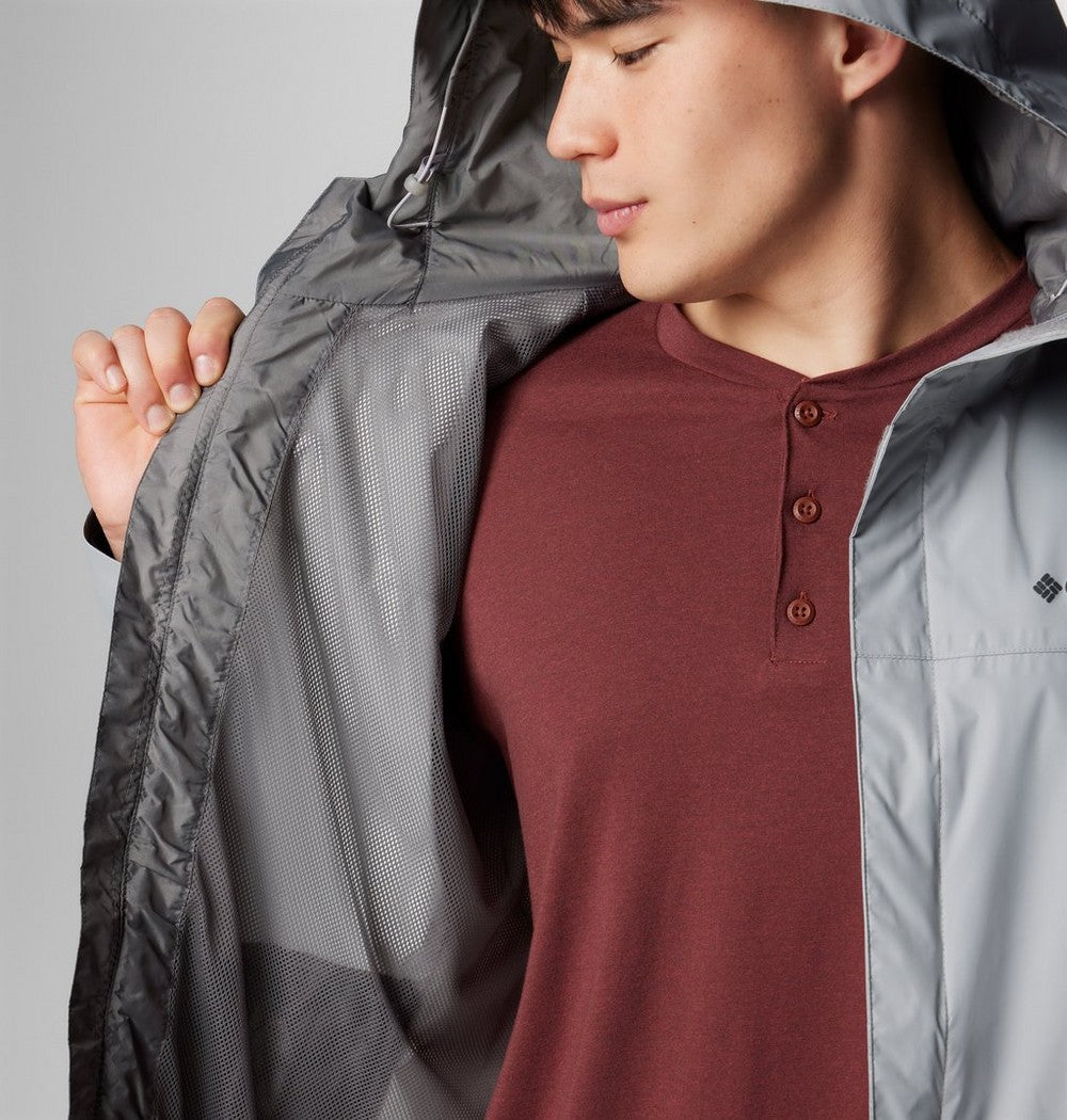 Men's Tall Waterproof Rain Jacket - Blue