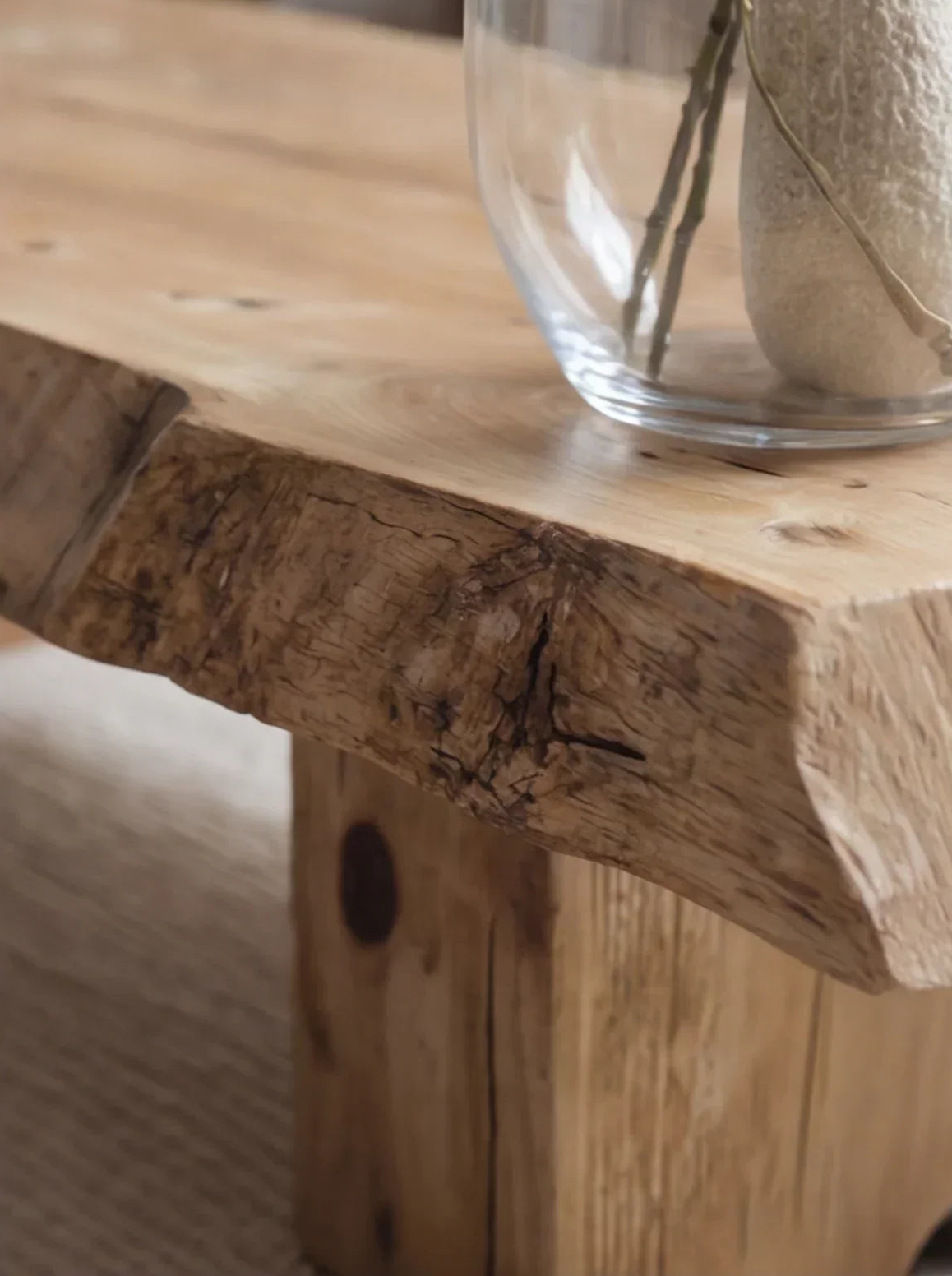 Rustic Handmade Wooden Coffee Table