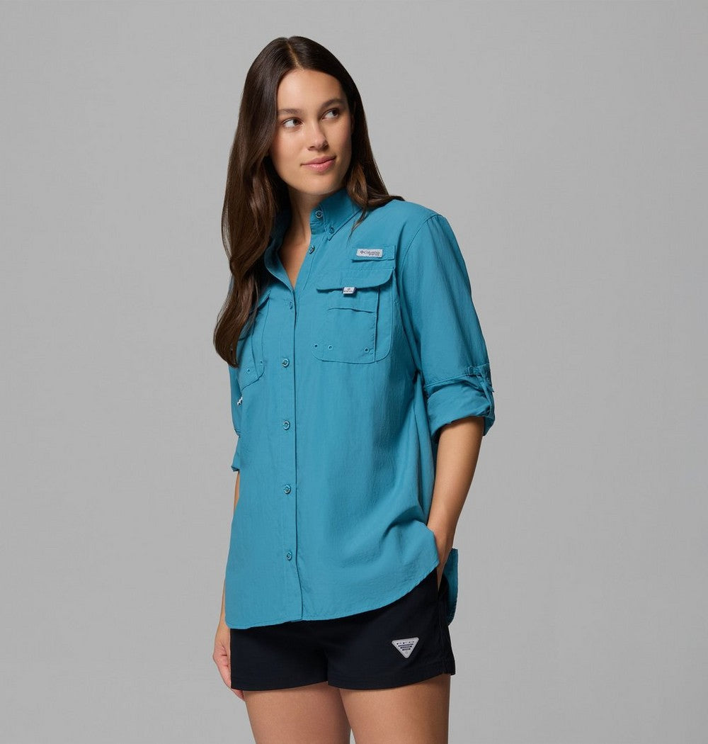 Women's Long Sleeve Fishing Shirt - Pink