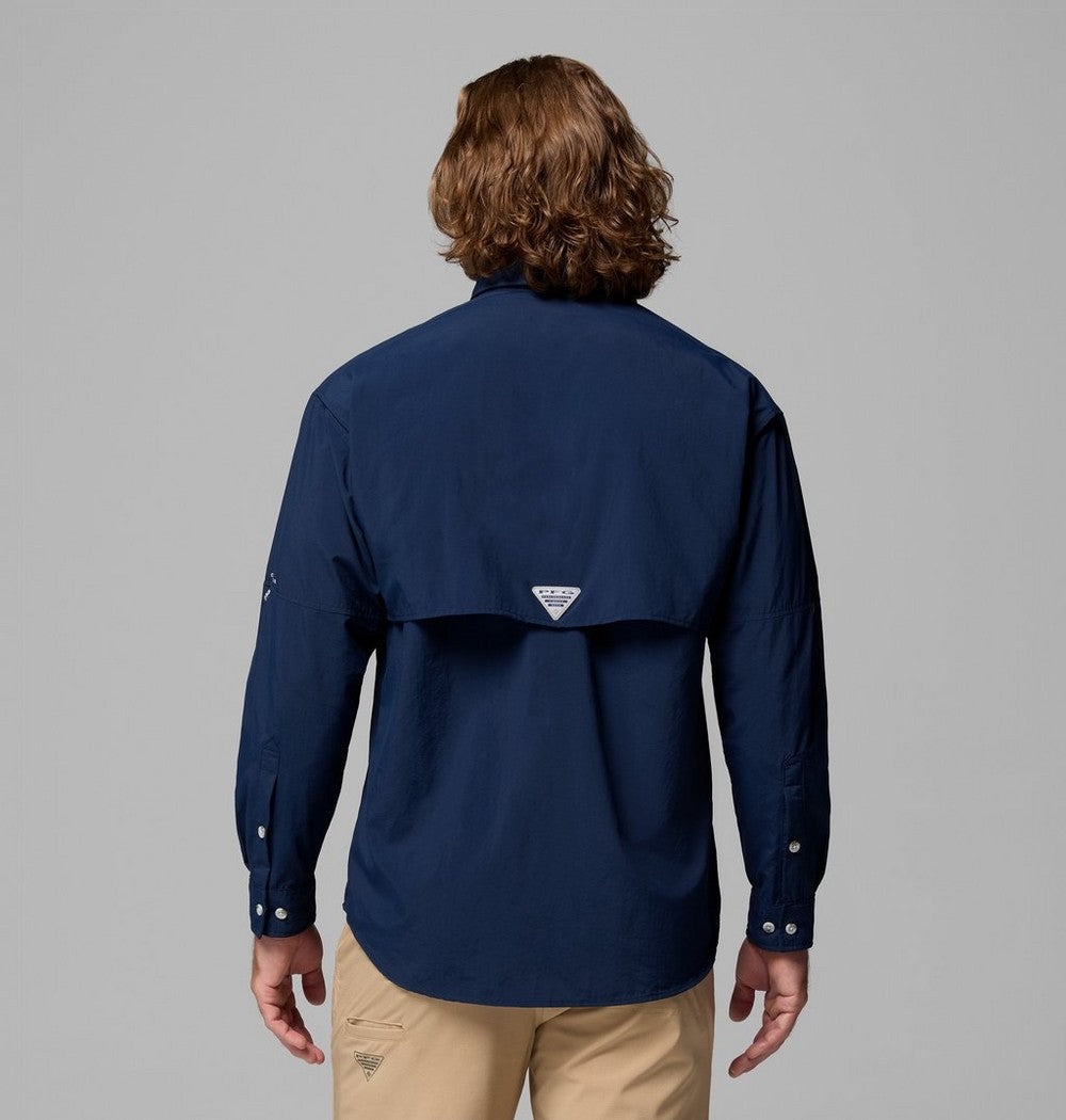 Men's Vented Long-Sleeve Fishing Shirt - Blue