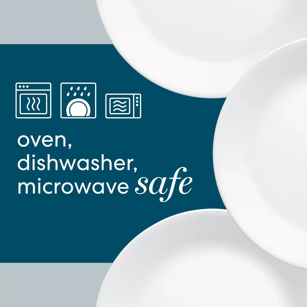 8.5-Inch Glass Salad Plates, Set of 6 - Red Gray