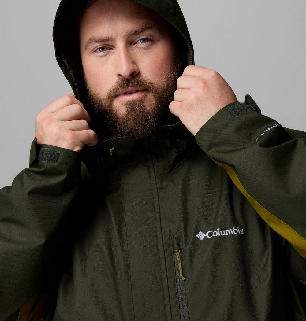 Men's Big Waterproof Rain Jacket - Red