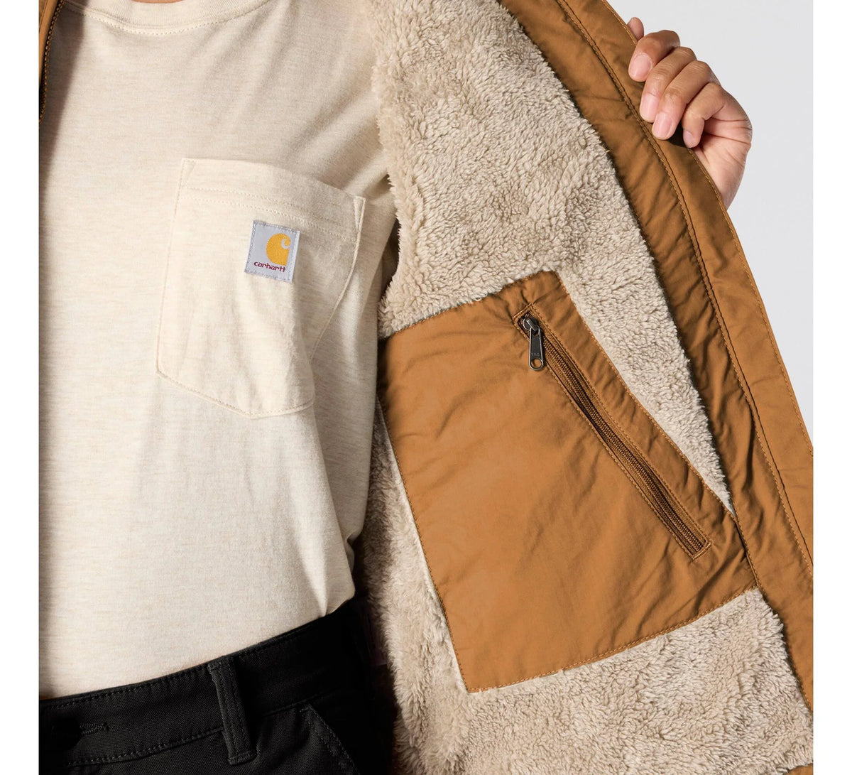 Women's Quilted Insulated Jacket - Brown