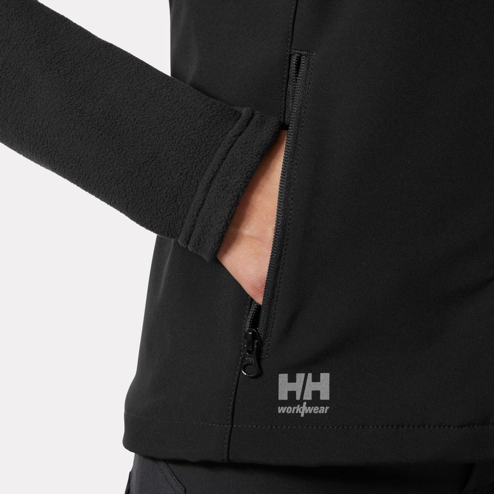 Women's Softshell Work Vest - Gray