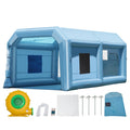 SKYSHALO Portable Spray Shelter, 21x13.5x9.8 ft With 1100W Blower And Filtration System