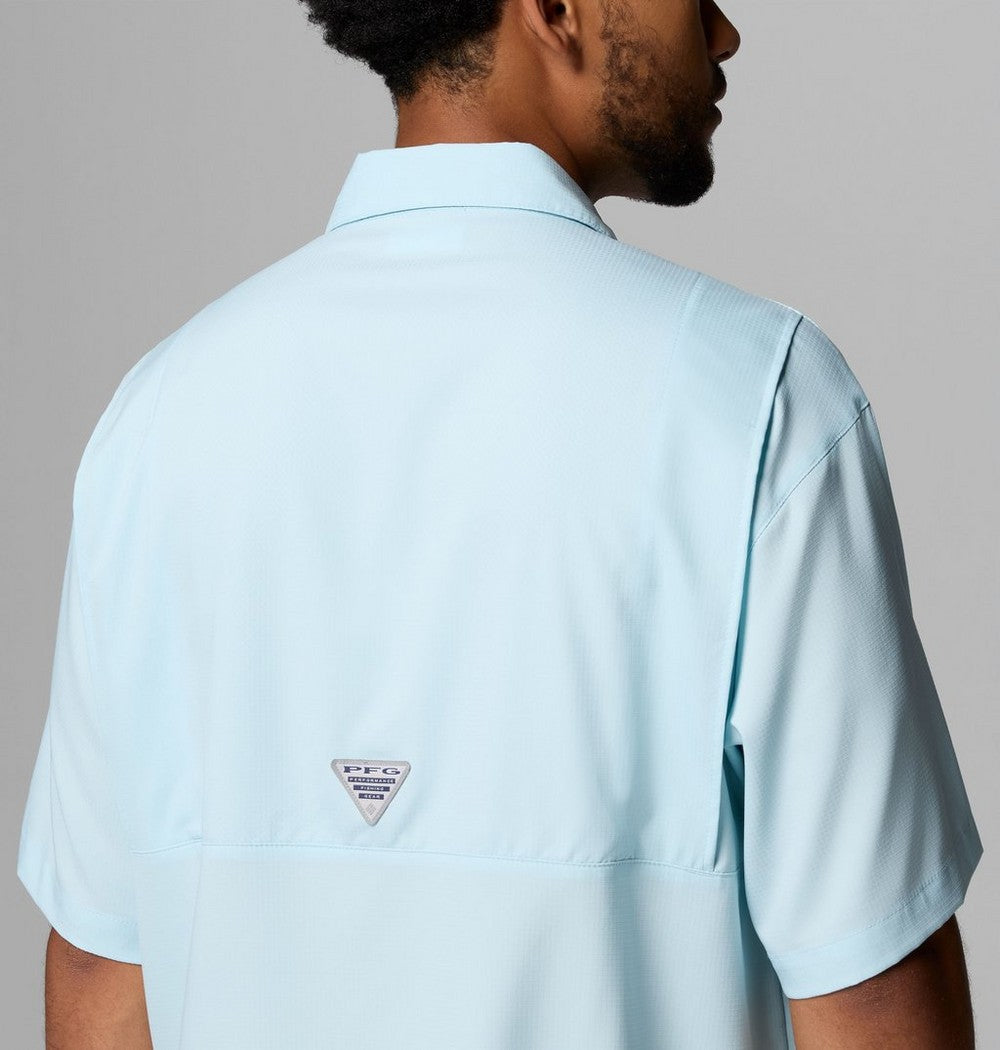 Men's Short-Sleeve Fishing Shirt - Blue