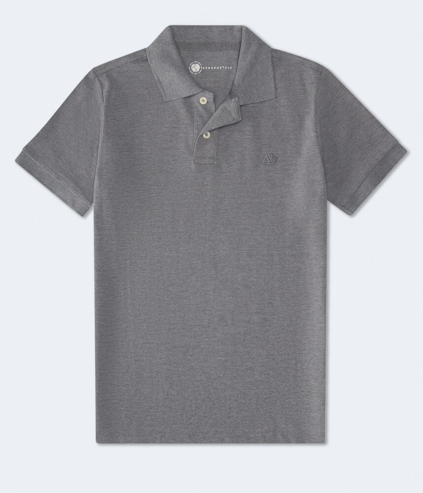 Men's Piqué Polo Shirt - Medium Heather Grey
