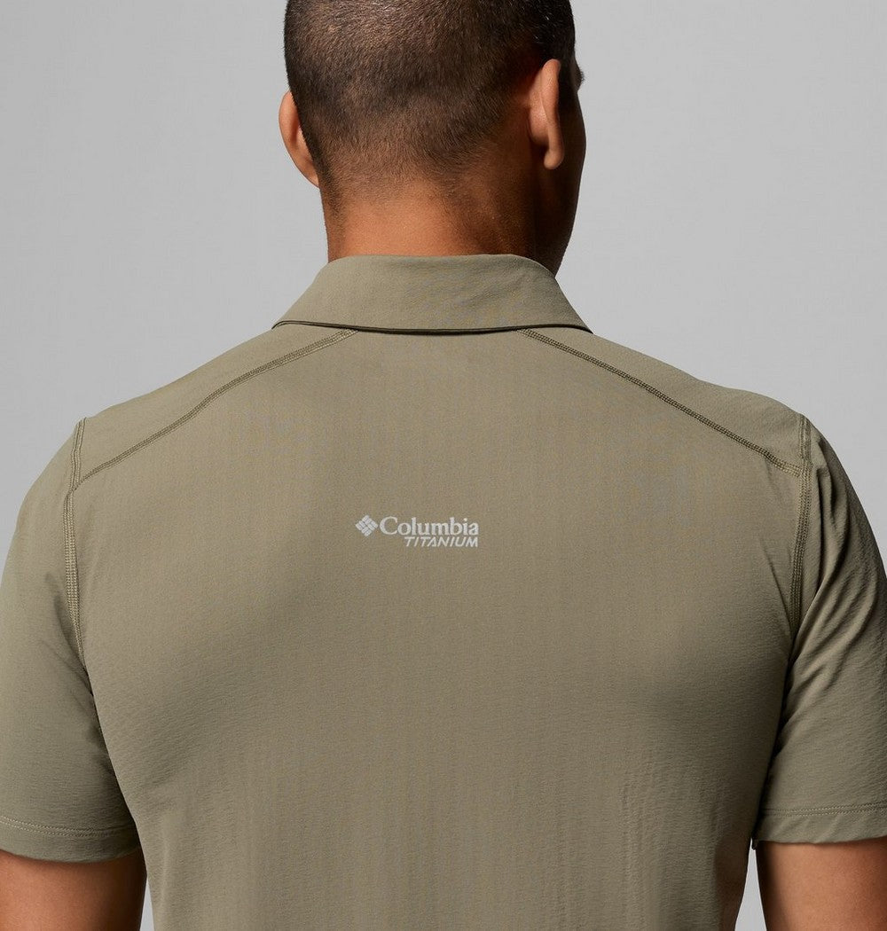 Men's Cooling Sun Protection Polo - Green