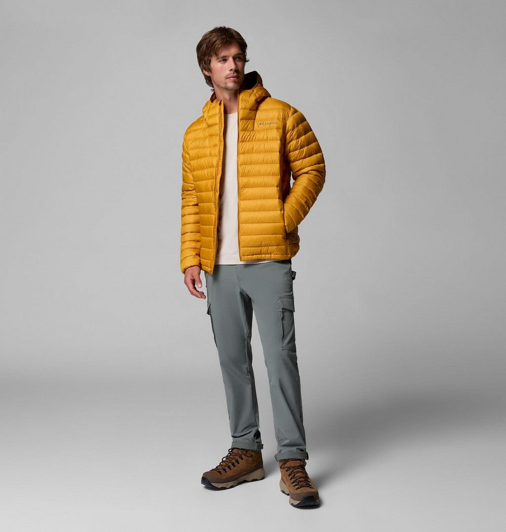Men's Packable Down Hooded Jacket - Blue