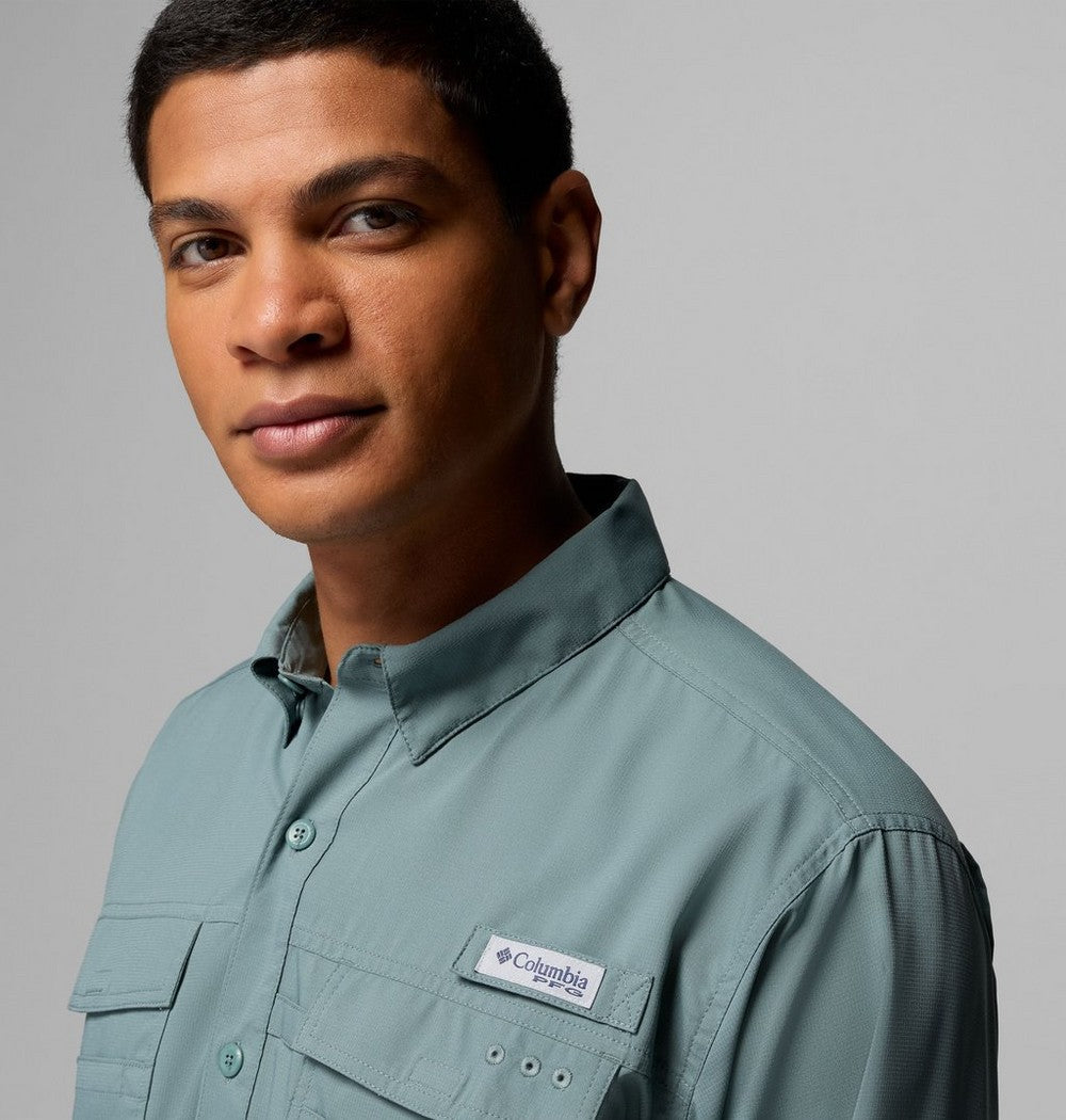 Men's Long Sleeve Fishing Shirt - White