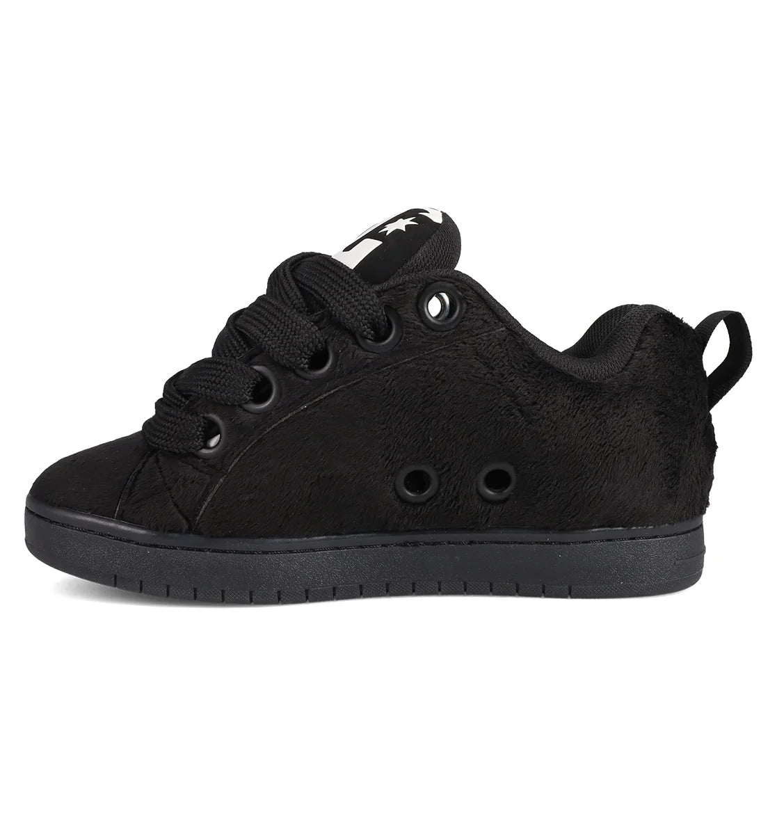 Men's Padded Suede Sneaker - Black White