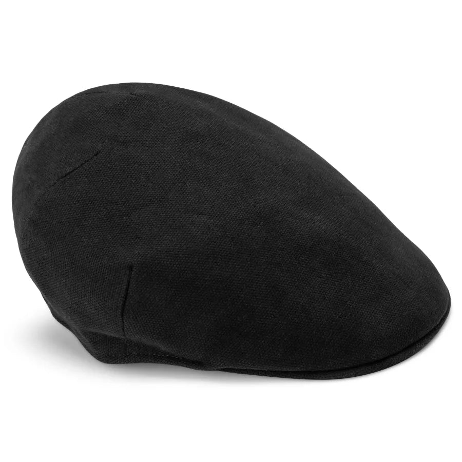 Mario Black Moda Flat Cap