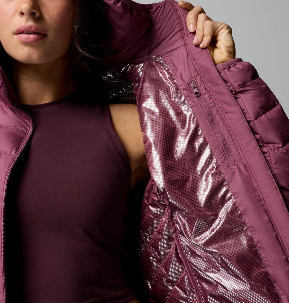 Women's Hooded Puffer Jacket - Navy
