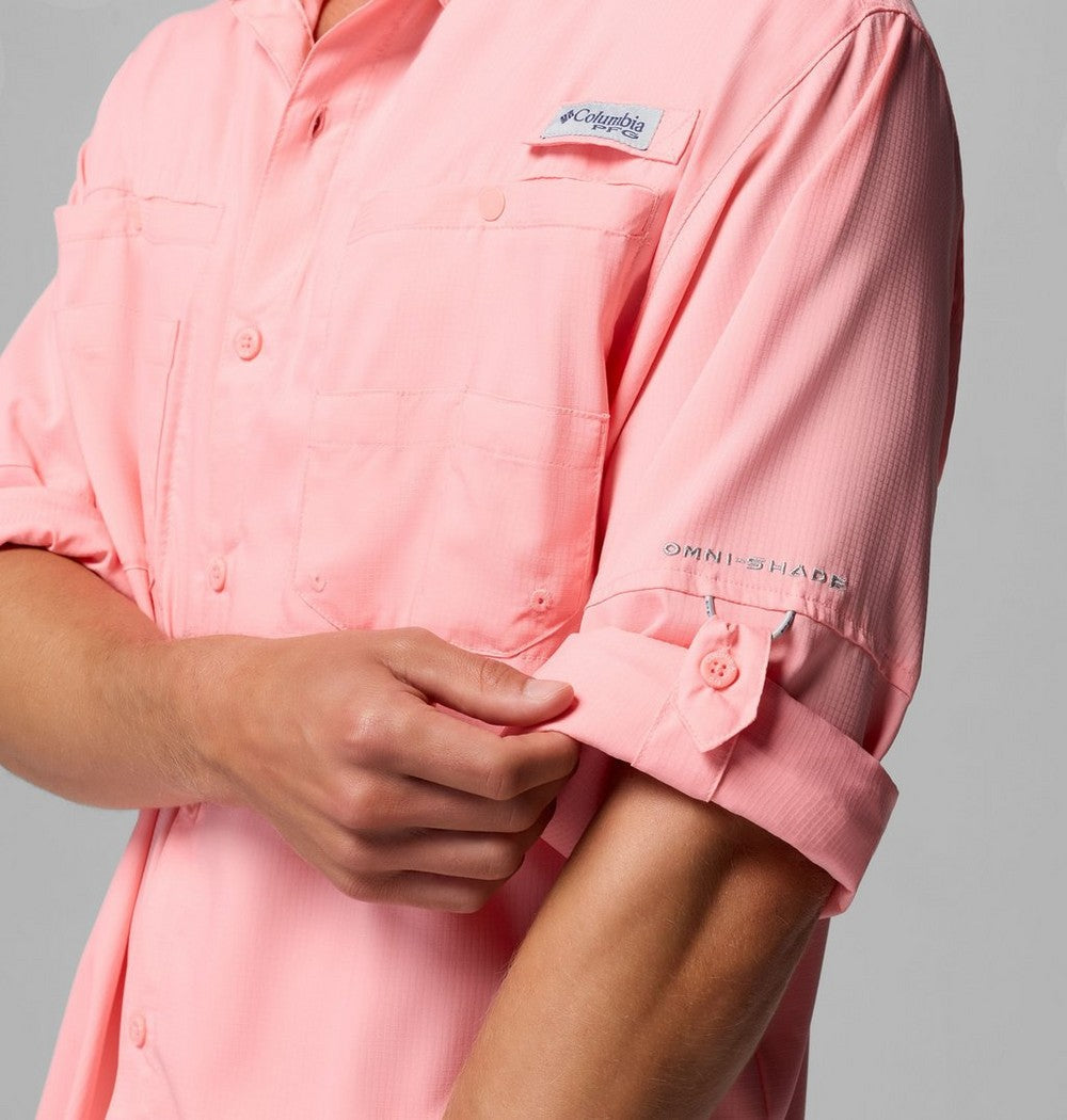 Men's Long-Sleeve Fishing Shirt - Teal
