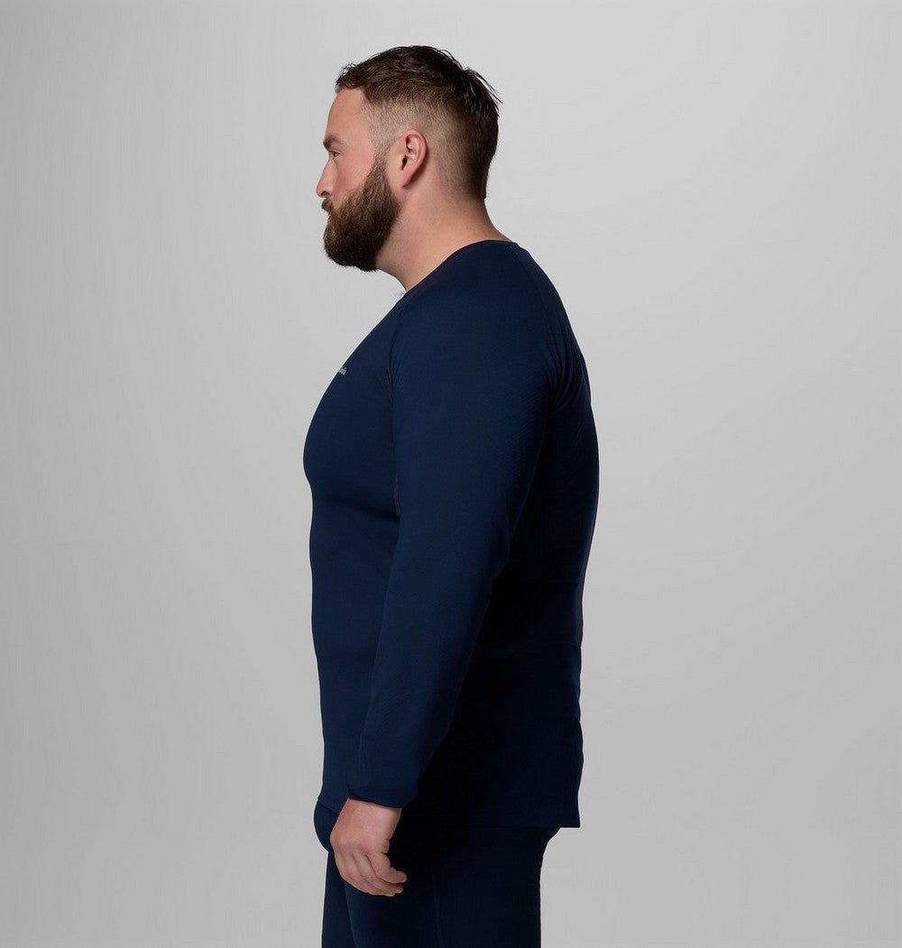 Men's Thermal Knit Base Layer Crew - Navy