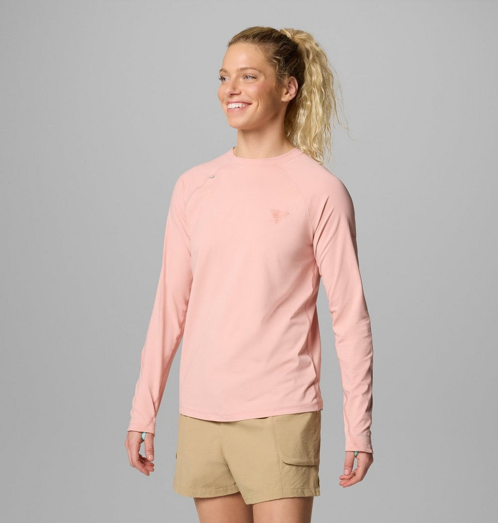 Women's UPF 50 Long Sleeve Sun Shirt - White