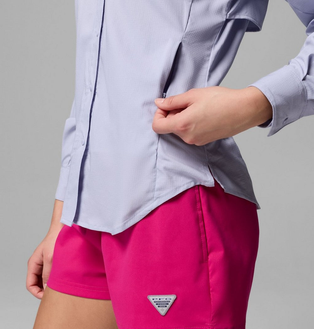 Women's Long Sleeve Fishing Shirt - Stone