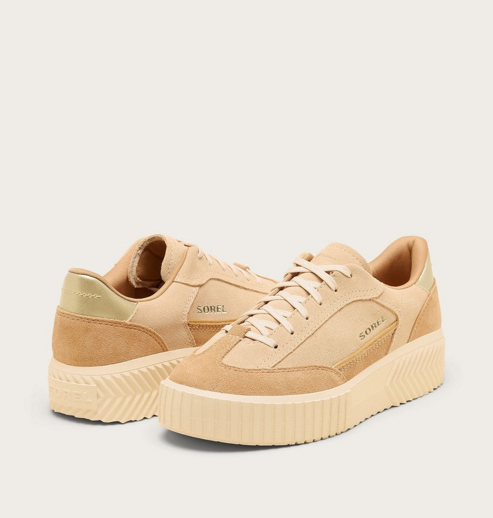 Women's T-Toe Leather Sneaker - Green