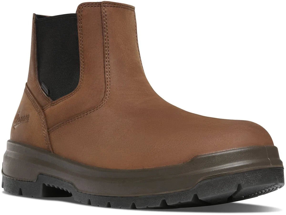 Men's 6-Inch Waterproof Work Chelsea Boot - Brown