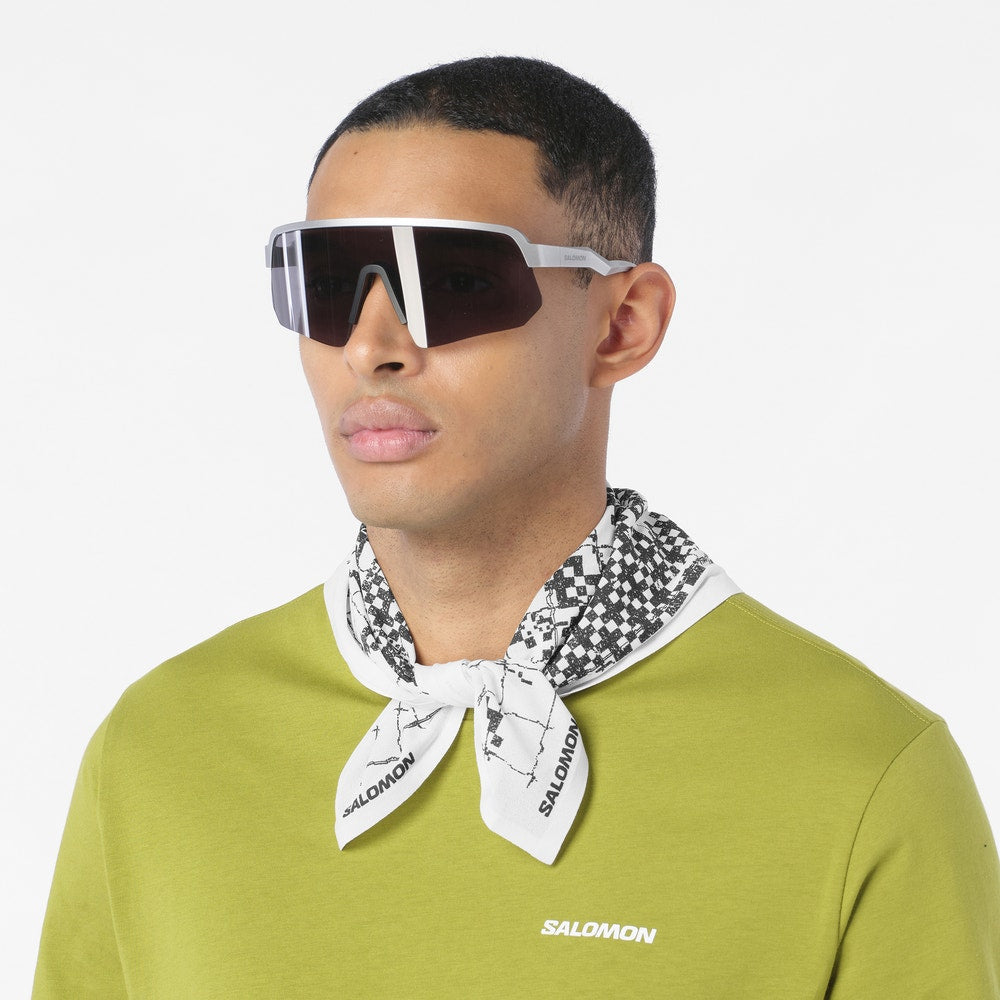 Graphic Polyester Bandana - Burnt Umber