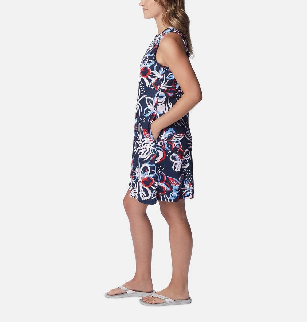 Women's UPF 50 Tank Dress - Gray Print