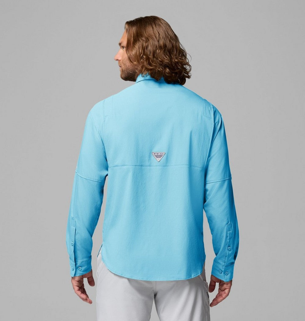 Men's Long-Sleeve Fishing Shirt - Teal