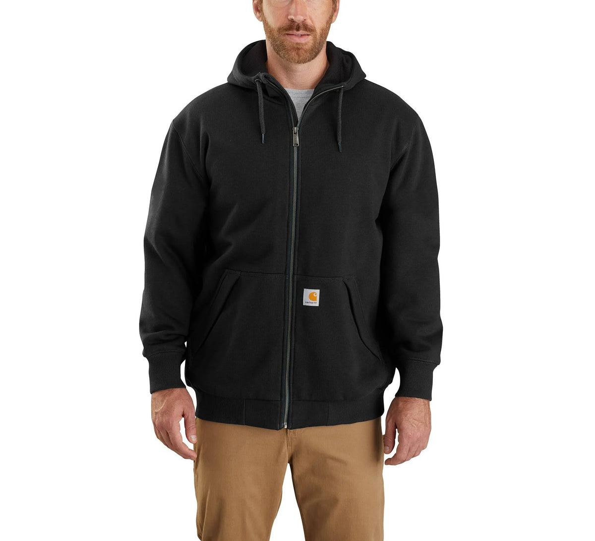 Men's Thermal-Lined Full-Zip Hooded Sweatshirt