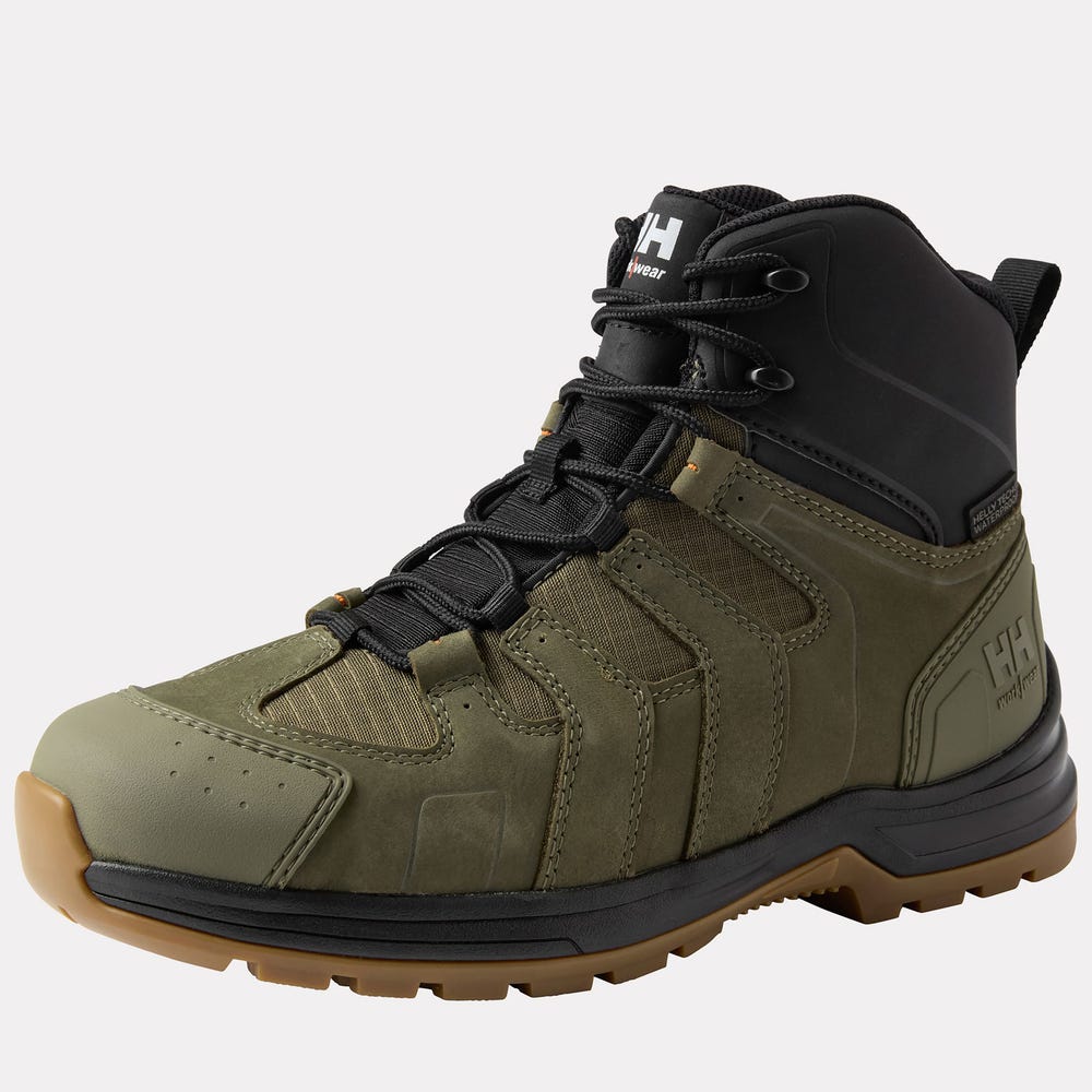 Waterproof Soft-Toe Work Boot - Olive