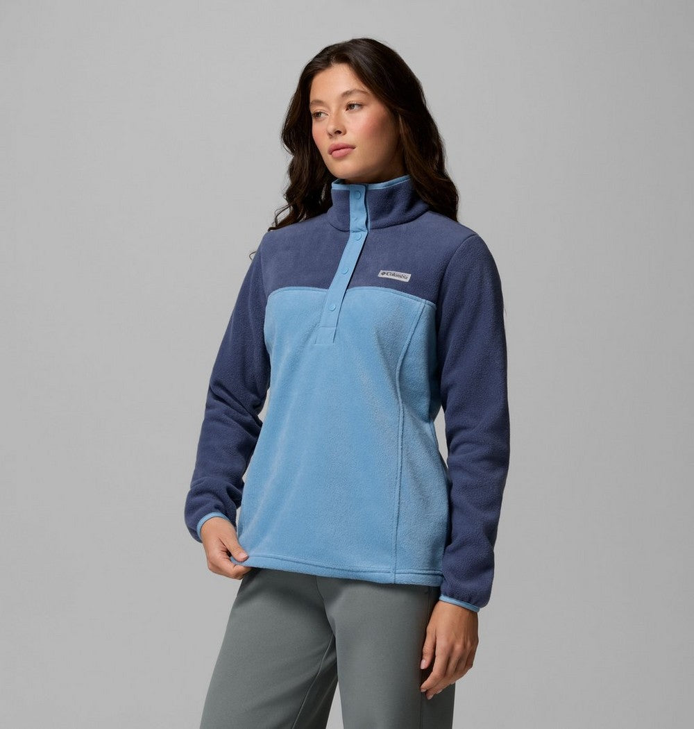 Women's Half-Snap Fleece Pullover - Navy