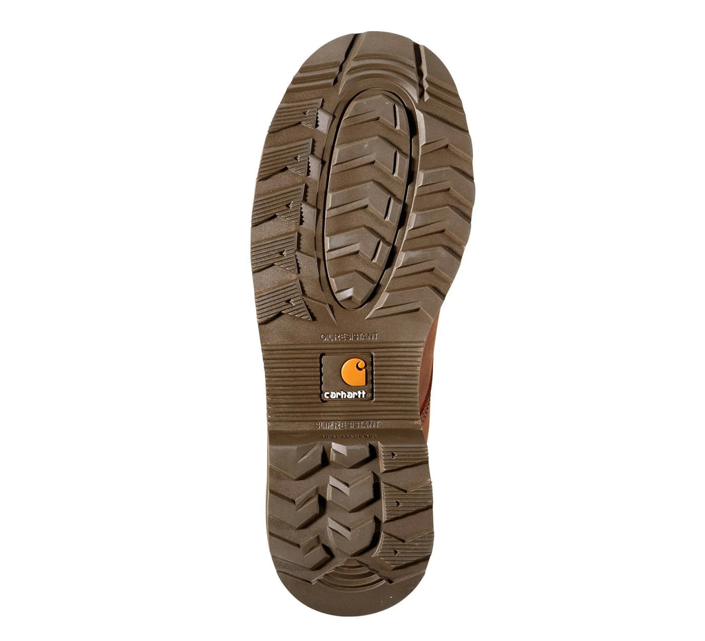 6-Inch Water-Resistant Steel Toe Work Boot - Brown