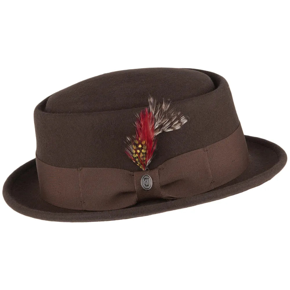 Thread Jaxon & James Crushable Wool Pork Pie Hat - Brown