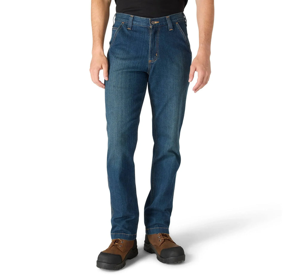 Men's Relaxed Straight Stretch Work Jeans - Houghton
