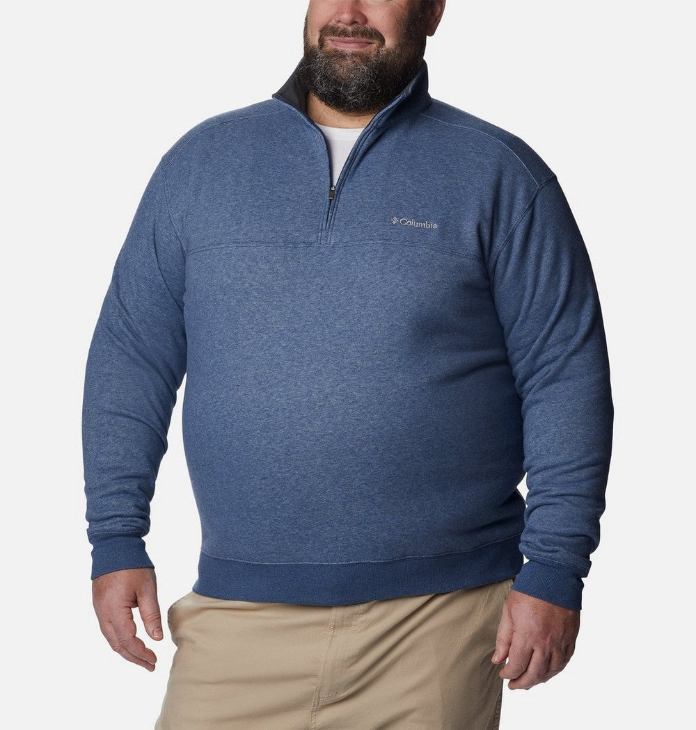 Men's Big Half-Zip Fleece Pullover - Blue